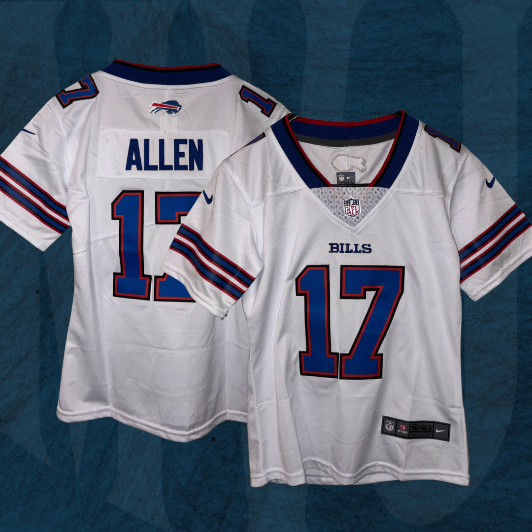 Jersey Buffalo Bills - #17 Josh Allen (Feminina, Pronta Entrega)