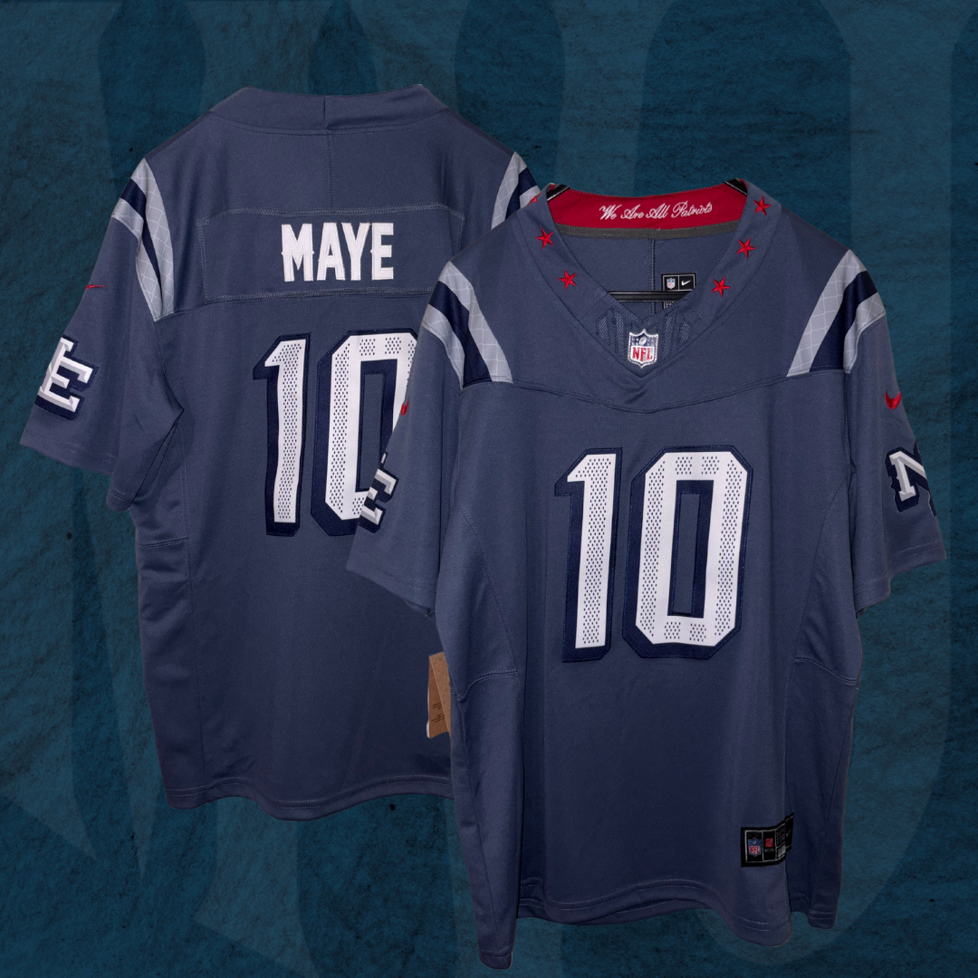 Jersey Rivalries New England Patriots - #10 Drake Maye (Pronta Entrega)
