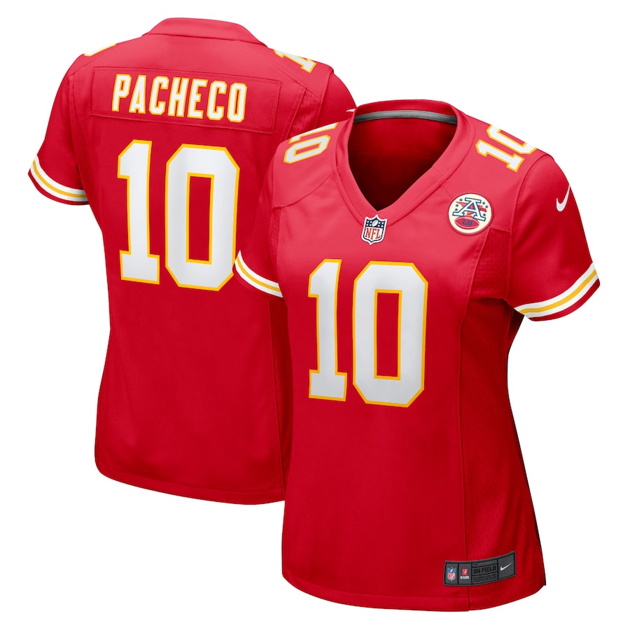 Jersey Kansas City Chiefs - #10 Isiah Pacheco (Feminina)