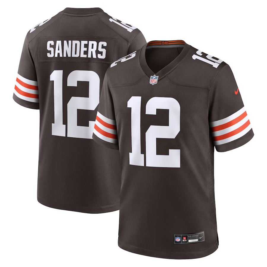 Jersey Cleveland Browns - #12 Shedeur Sanders
