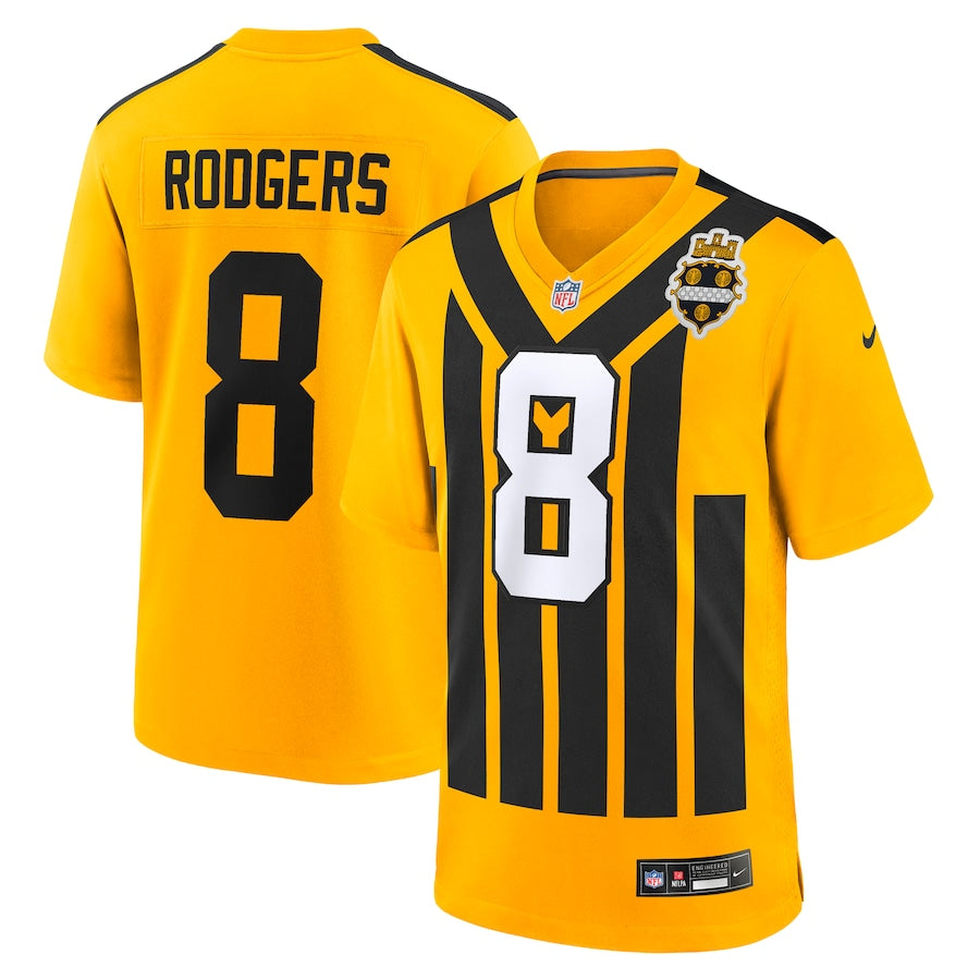 Jersey Pittsburgh Steelers - #8 Aaron Rodgers