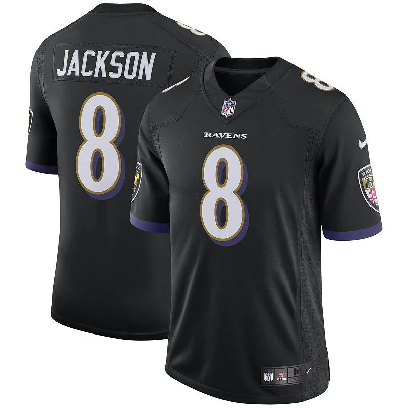 Jersey Baltimore Ravens #8 Lamar Jackson (Infantil)