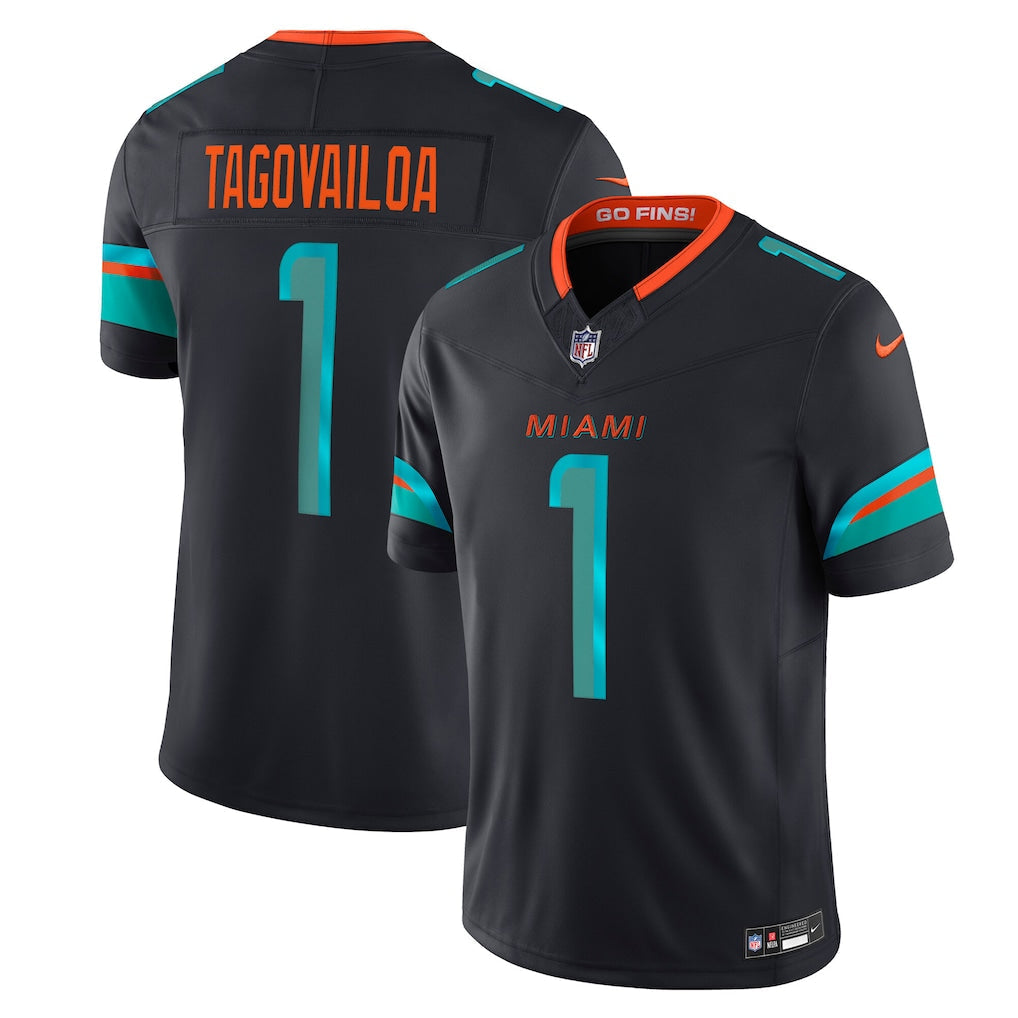Jersey Rivalries Miami Dolphins - #1 Tua Tagovailoa – MVJ