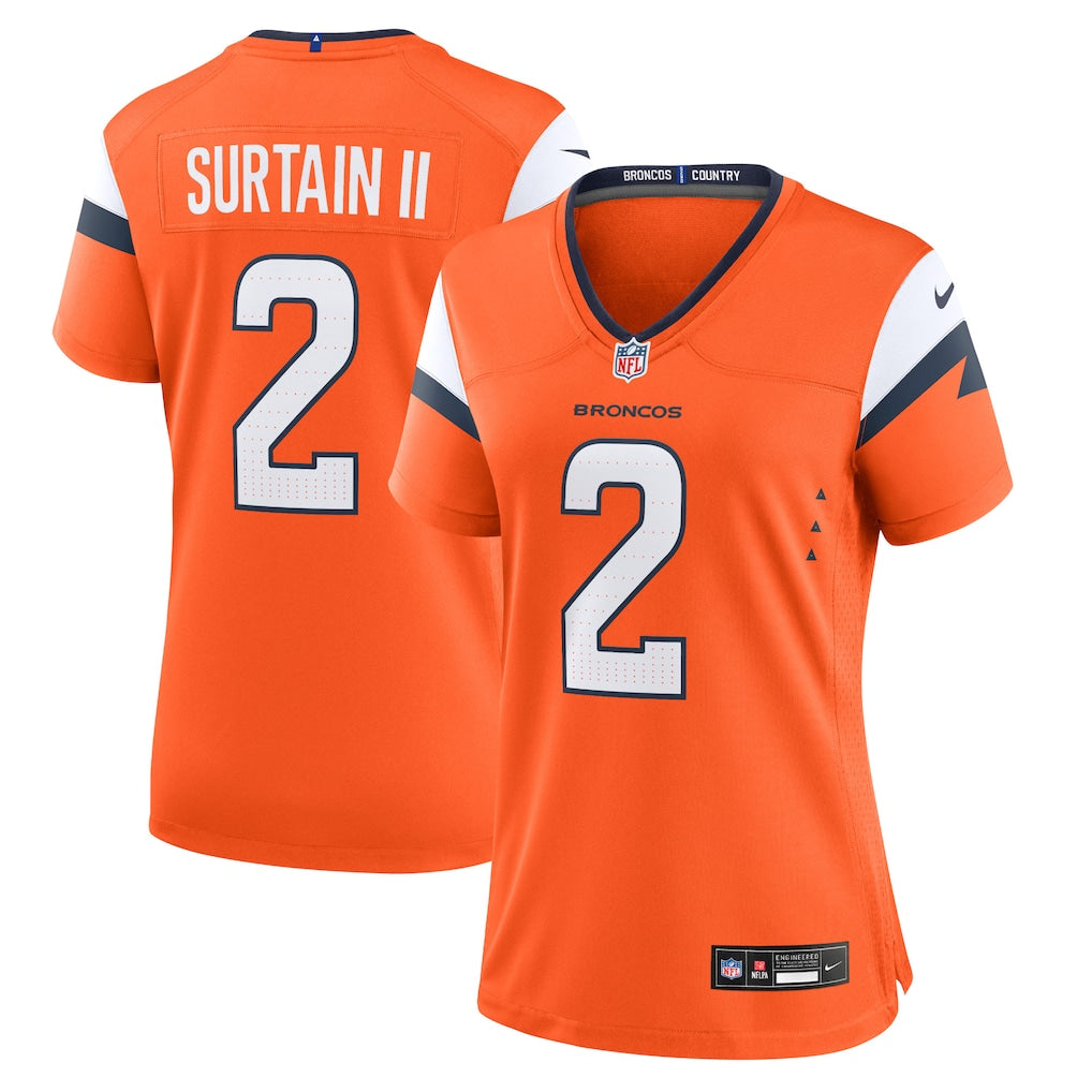 Jersey Denver Broncos - #2 Patrick Surtain II (Feminina)