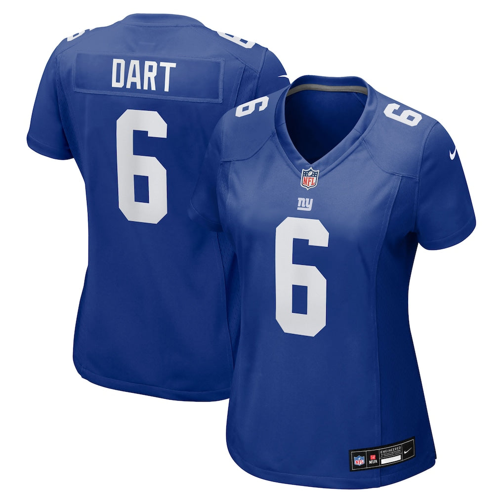 Jersey New York Giants - #6 Jaxson Dart (Feminina)
