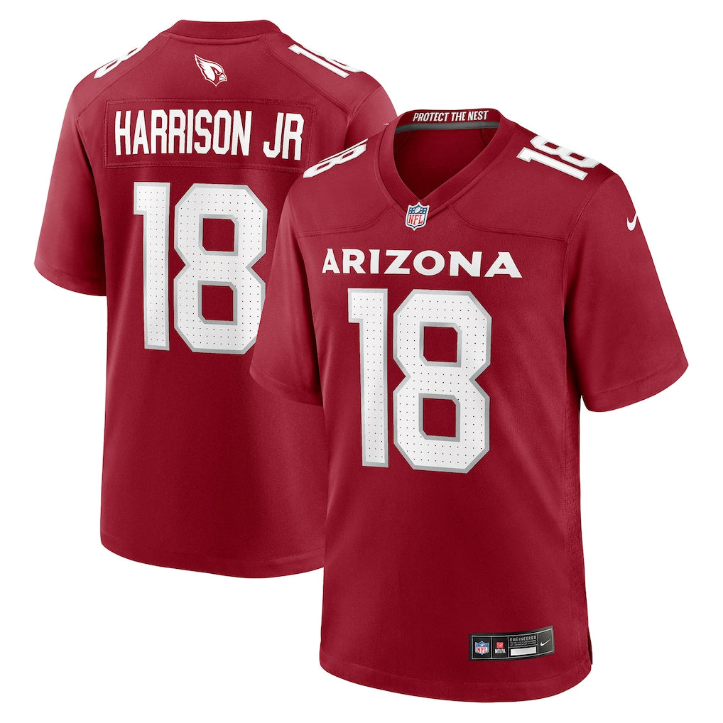 Jersey Arizona Cardinals - #18 Marvin Harrison Jr.