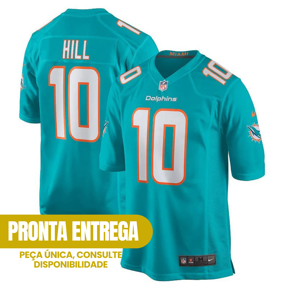 Jersey Miami Dolphins- #10 Tyreek Hill (Pronta Entrega)