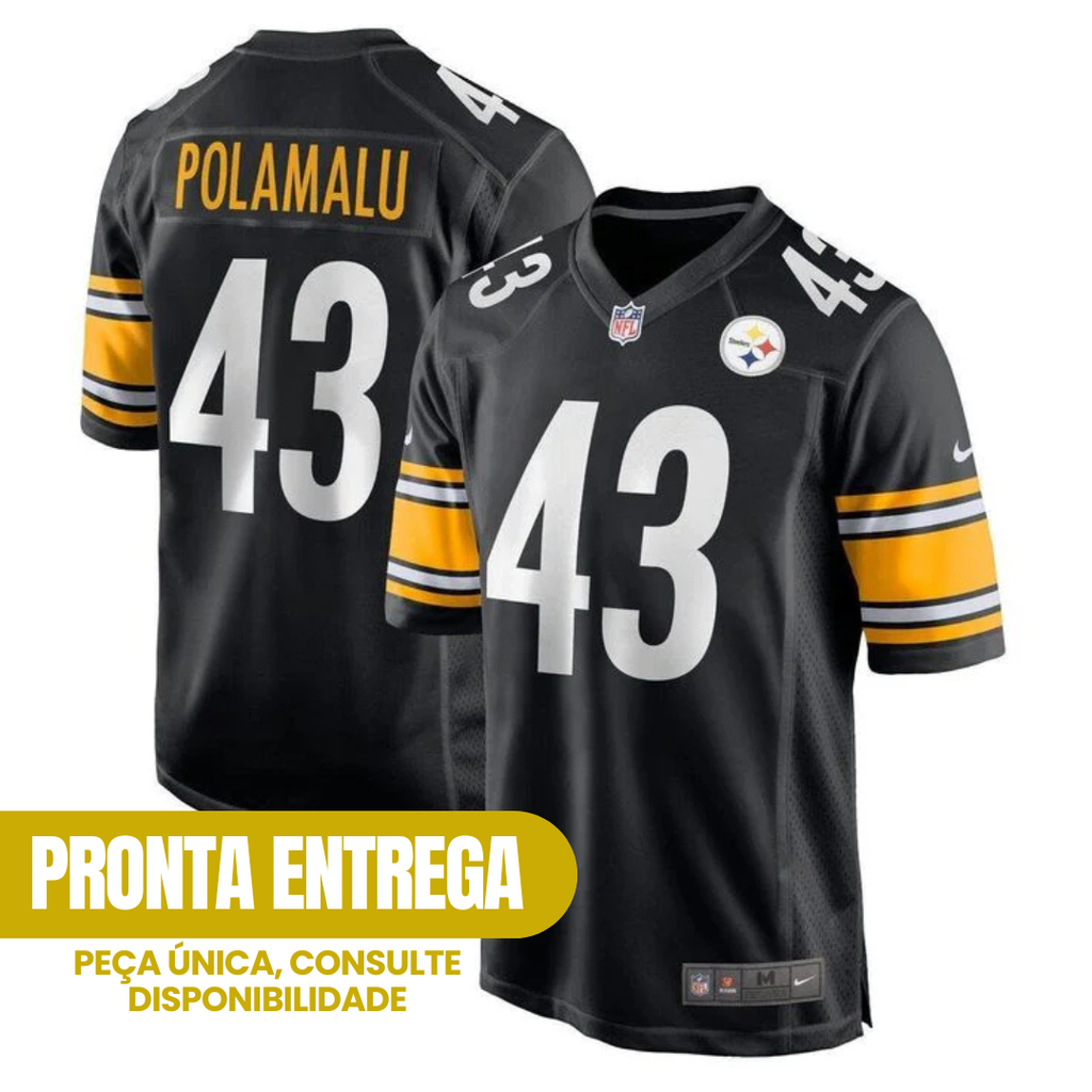 Jersey Pittsburgh Steelers - #43 Troy Polamalu (Pronta Entrega)