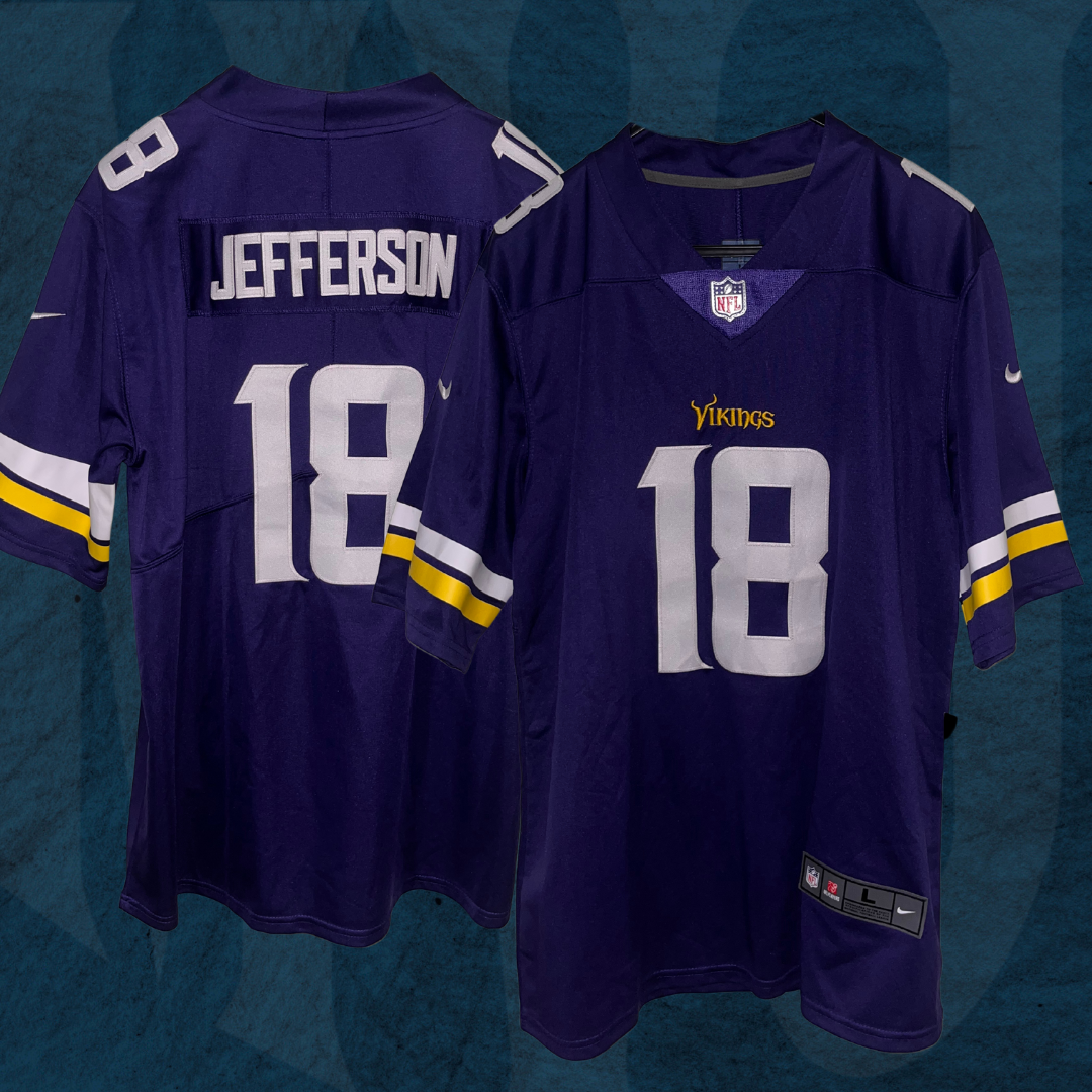 Jersey Minnesota Vikings - #18 Justin Jefferson (Pronta Entrega)
