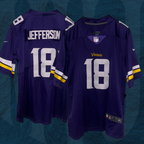 Jersey Minnesota Vikings - #18 Justin Jefferson (Pronta Entrega)