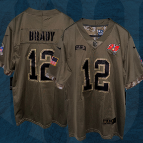 Jersey Salute to Service Tampa Bay Buccaneers - #12 Tom Brady (Pronta Entrega)