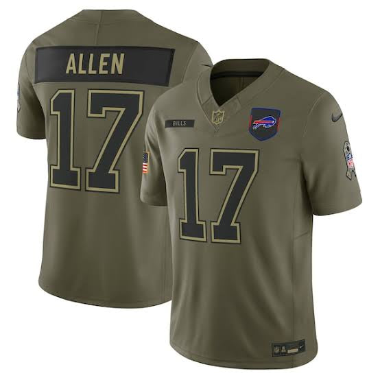 Jersey Salute to Service Buffalo Bills - #17 Josh Allen