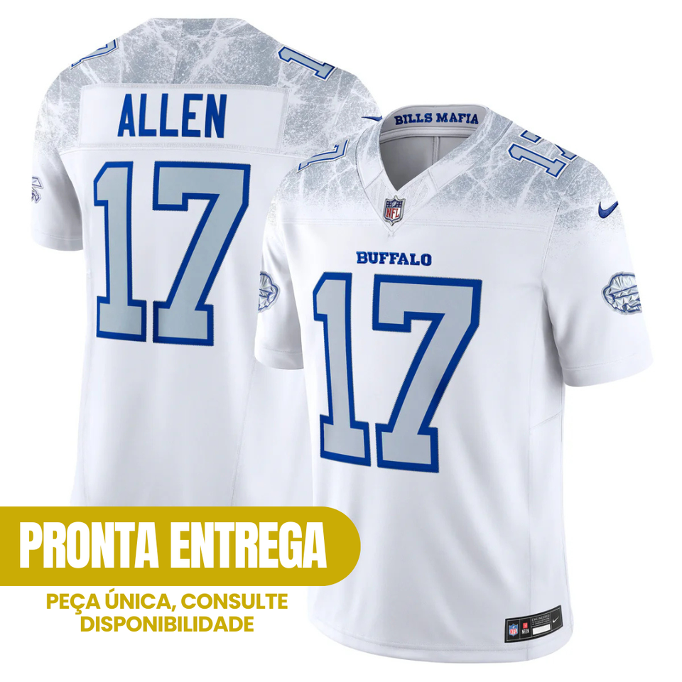 Jersey Rivalries Buffalo Bills - #17 Josh Allen (Pronta Entrega)