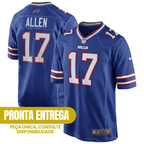 Jersey Buffalo Bills - #17 Josh Allen (Pronta Entrega)