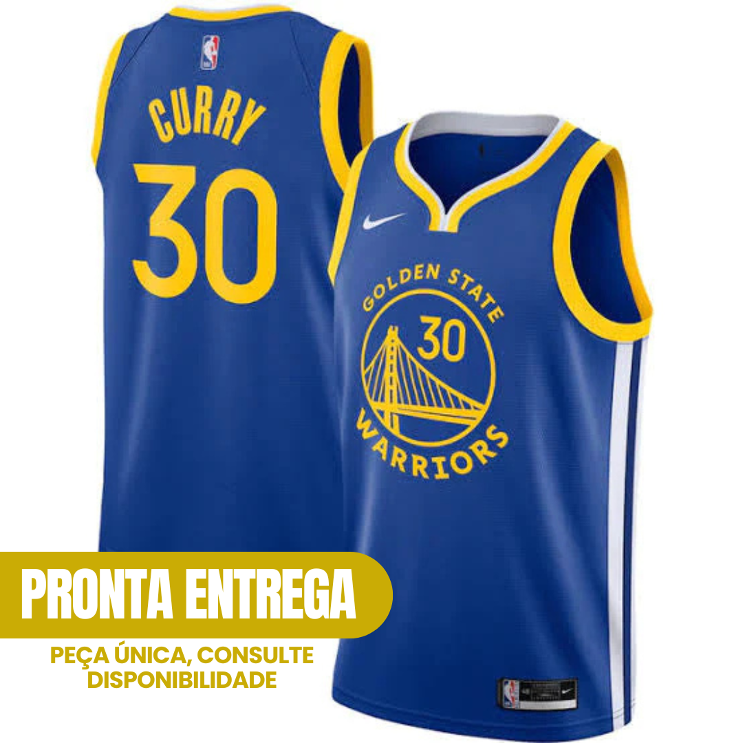 Jersey Golden State Warriors - #30 Stephen Curry (Pronta Entrega)