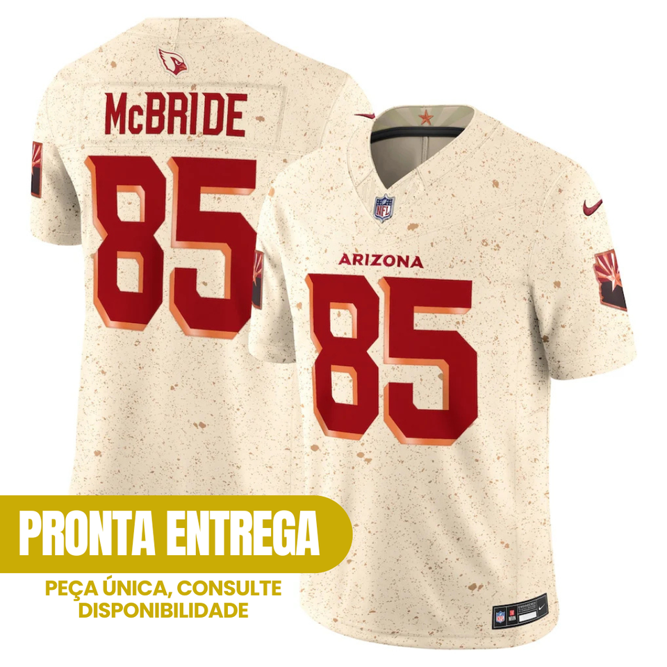 Jersey Rivalries Arizona Cardinals - #85 Trey McBride (Pronta Entrega)
