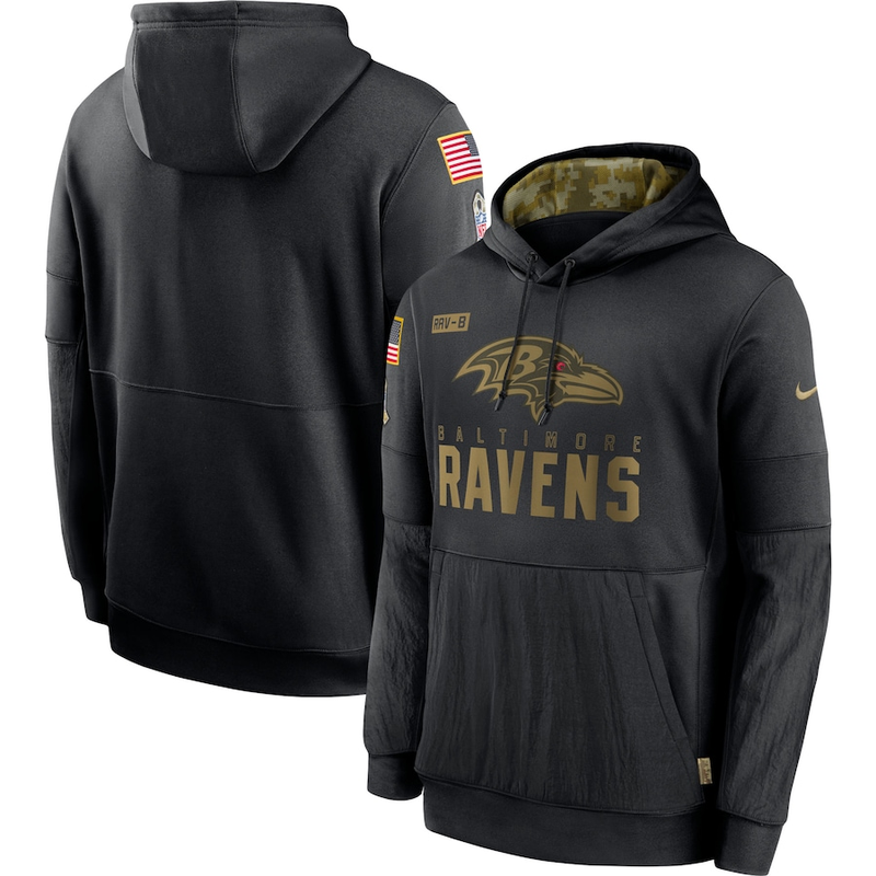 Moletom Baltimore Ravens Salute to Service 2021