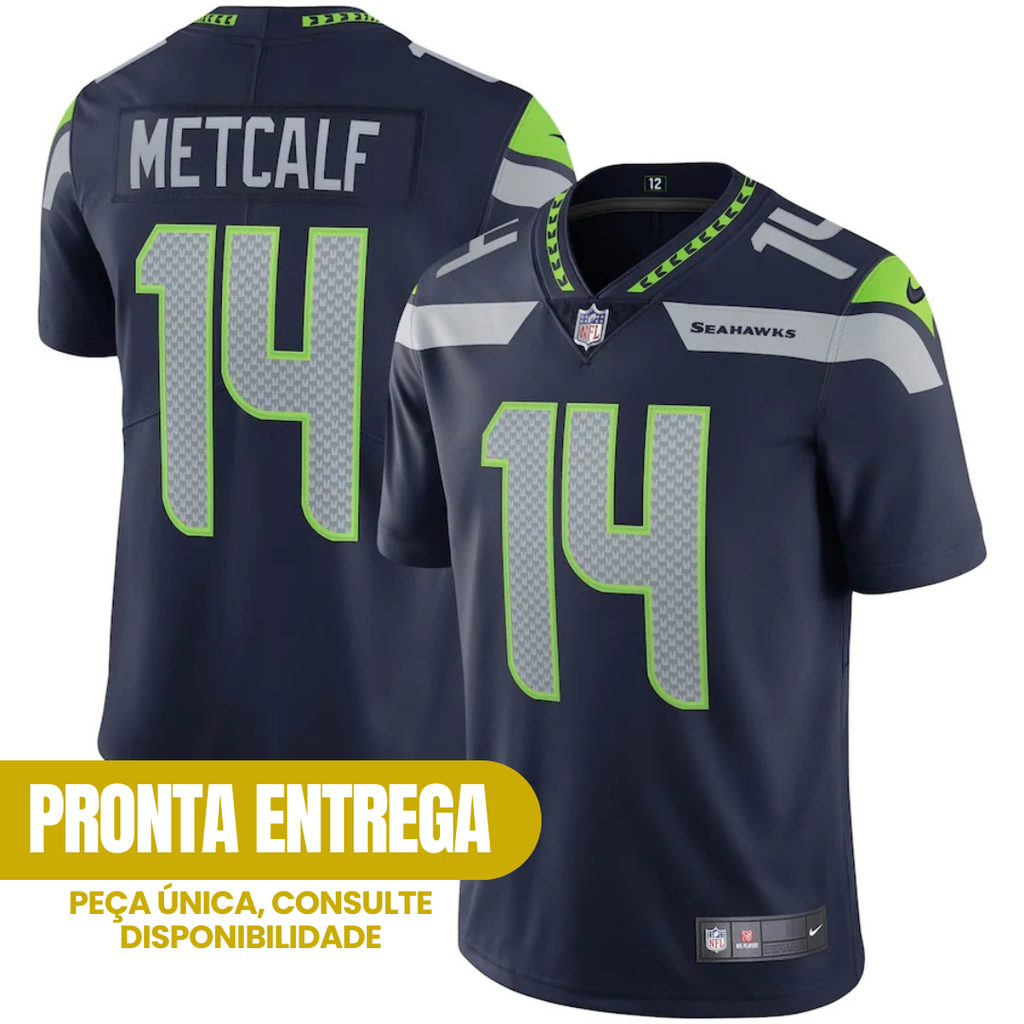 Jersey Seattle Seahawks- #14 D.K. Metcalf (Pronta Entrega)