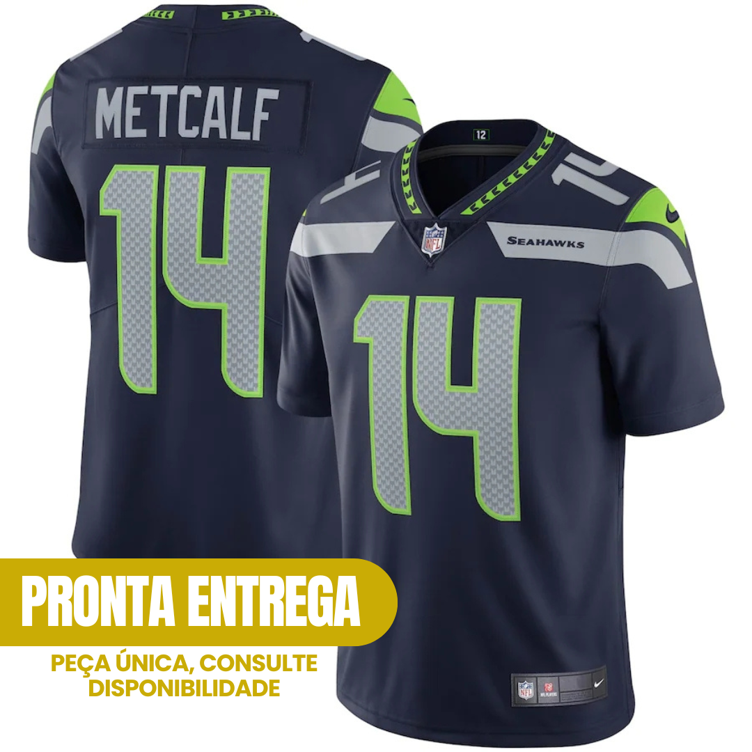 Jersey Seattle Seahawks- #14 D.K. Metcalf (Pronta Entrega)