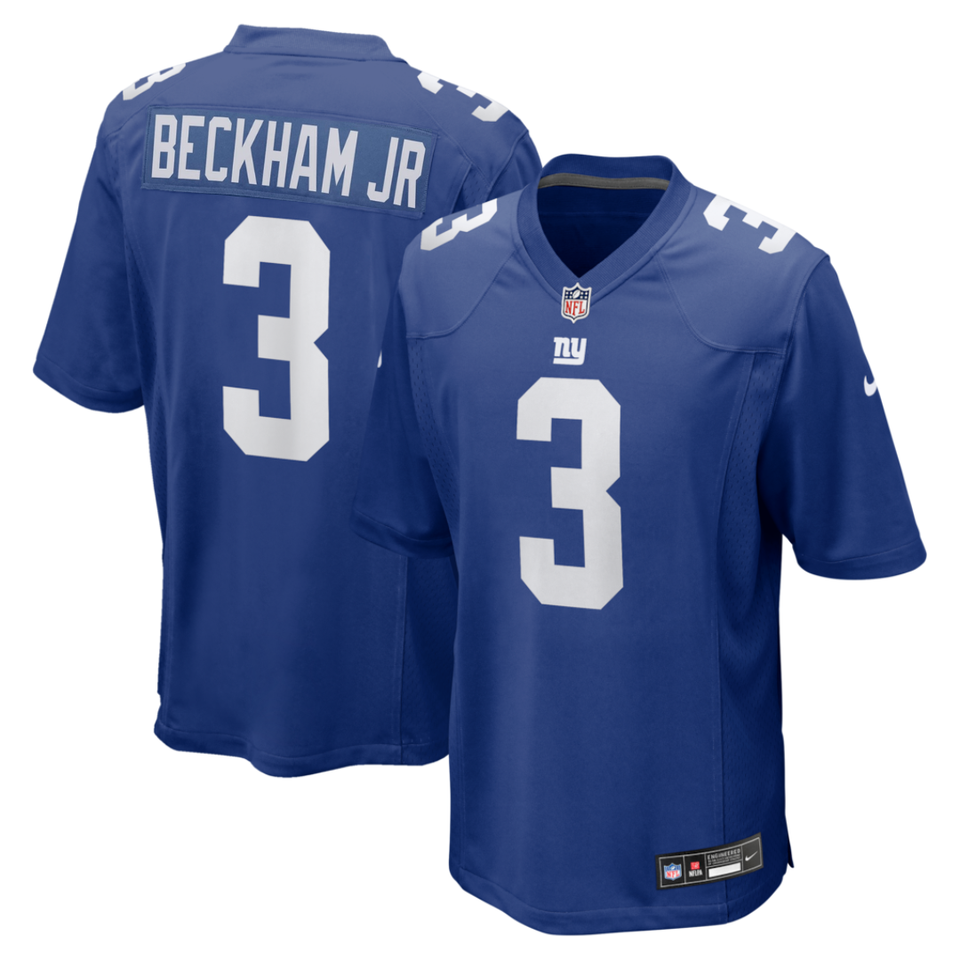 Jersey New York Giants - #3 Odell Beckham Jr.