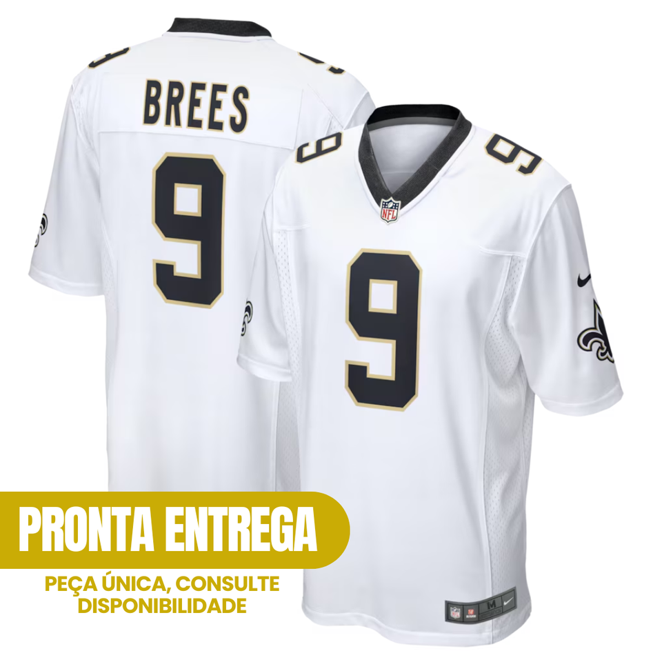 Jersey New Orleans Saints- #9 Drew Brees (Pronta Entrega)