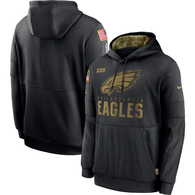 2021 eagles salute to service hoodie sale