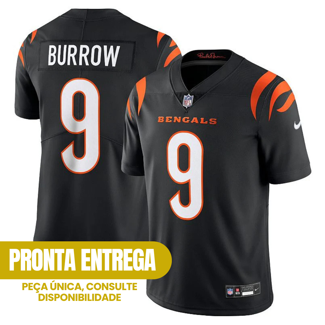 Jersey Cincinnati Bengals - #9 Joe Burrow (Pronta Entrega)