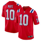 Jersey New England Patriots - #10 Drake Maye