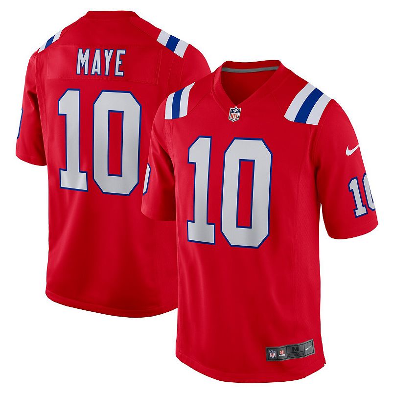 Jersey New England Patriots - #10 Drake Maye