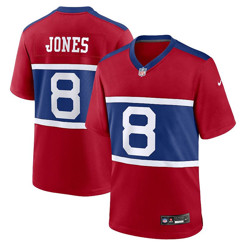 Jersey New York Giants - #8 Daniel Jones