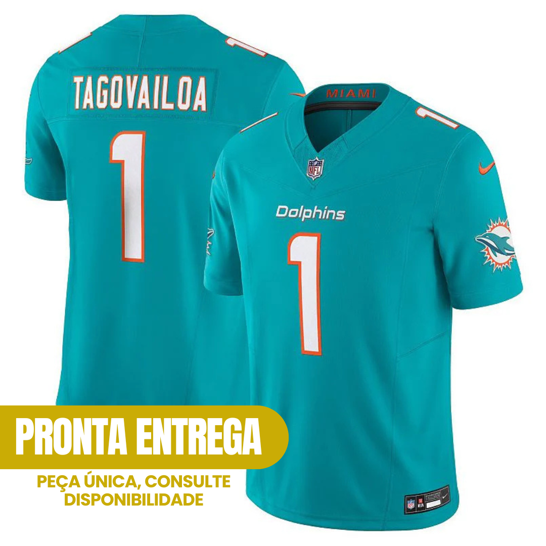 Jersey Miami Dolphins - #1 Tua Tagovailoa (Pronta Entrega)