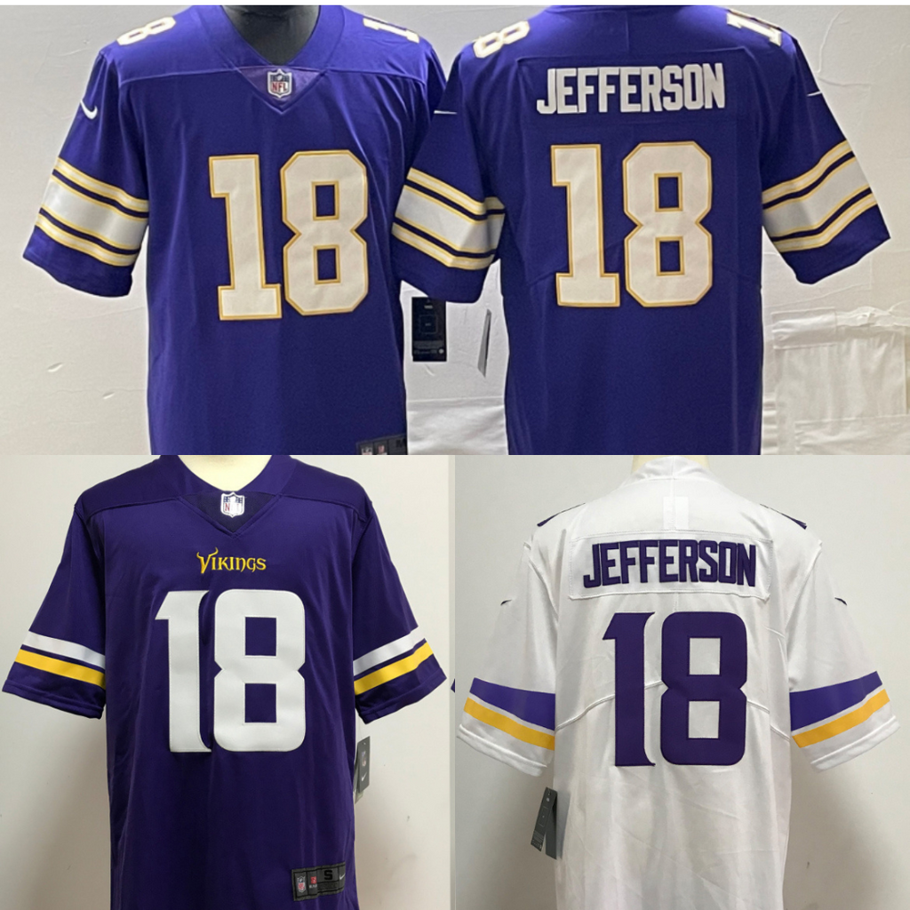 Jersey Minnesota Vikings - #18 Justin Jefferson