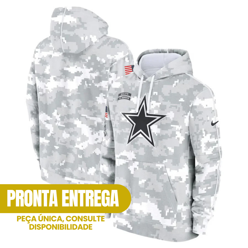Moletom Dallas Cowboys Salute to Service 2024 (Pronta Entrega)