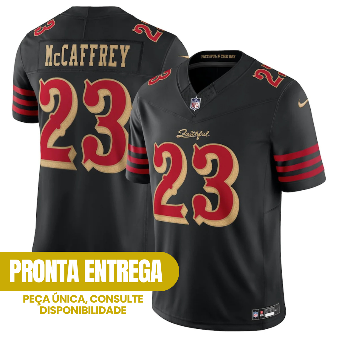 Jersey Rivalries San Francisco 49ers- #23 Christian McCaffrey (Pronta Entrega)