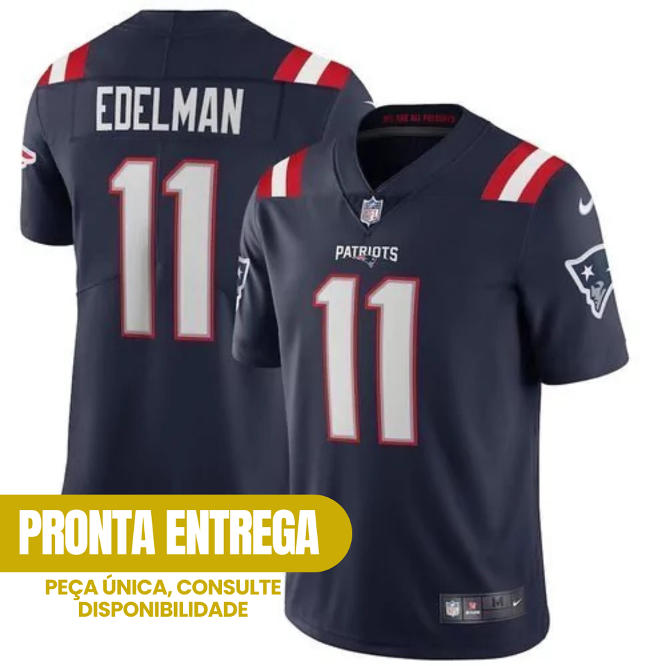 Jersey New England Patriots - #11 Julian Edelman (Pronta Entrega)