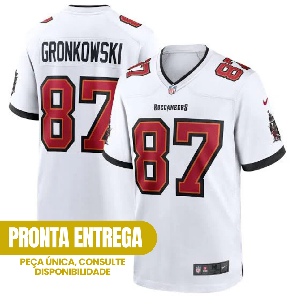 Jersey Tampa Bay Buccaneers - #87 Rob Gronkowski (Pronta Entrega)