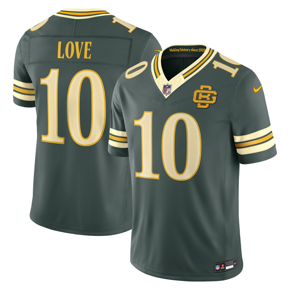 Jersey Rivalries Green Bay Packers - #10 Jordan Love