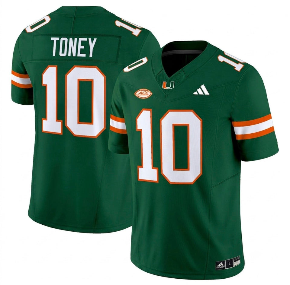 Jersey Miami Hurricanes - #10 Malachi Toney