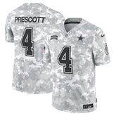 Jersey Salute to Service 2024 Dallas Cowboys - #4 Dak Prescott