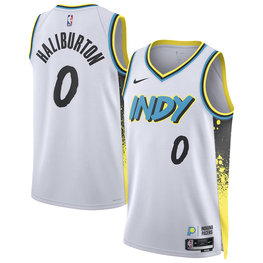 Jersey Indiana Pacers - #0 Tyrese Haliburton