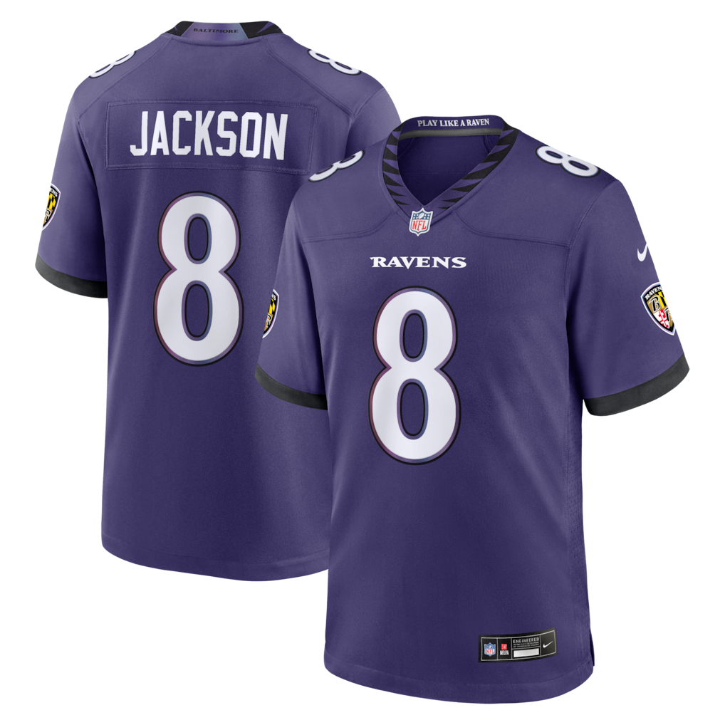 Jersey Baltimore Ravens - #8 Lamar Jackson