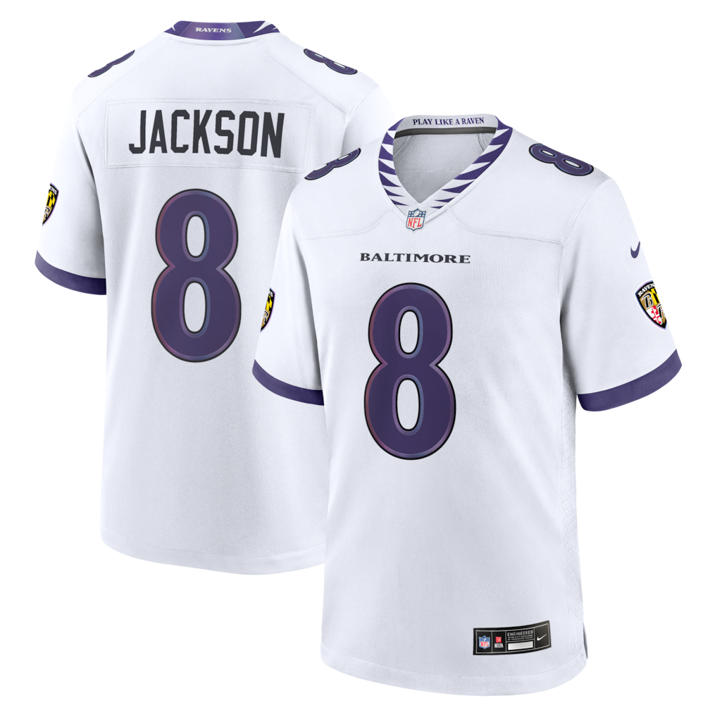 Jersey Baltimore Ravens - #8 Lamar Jackson