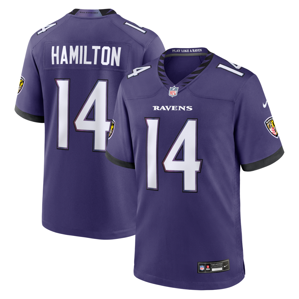 Jersey Baltimore Ravens - #14 Kyle Hamilton