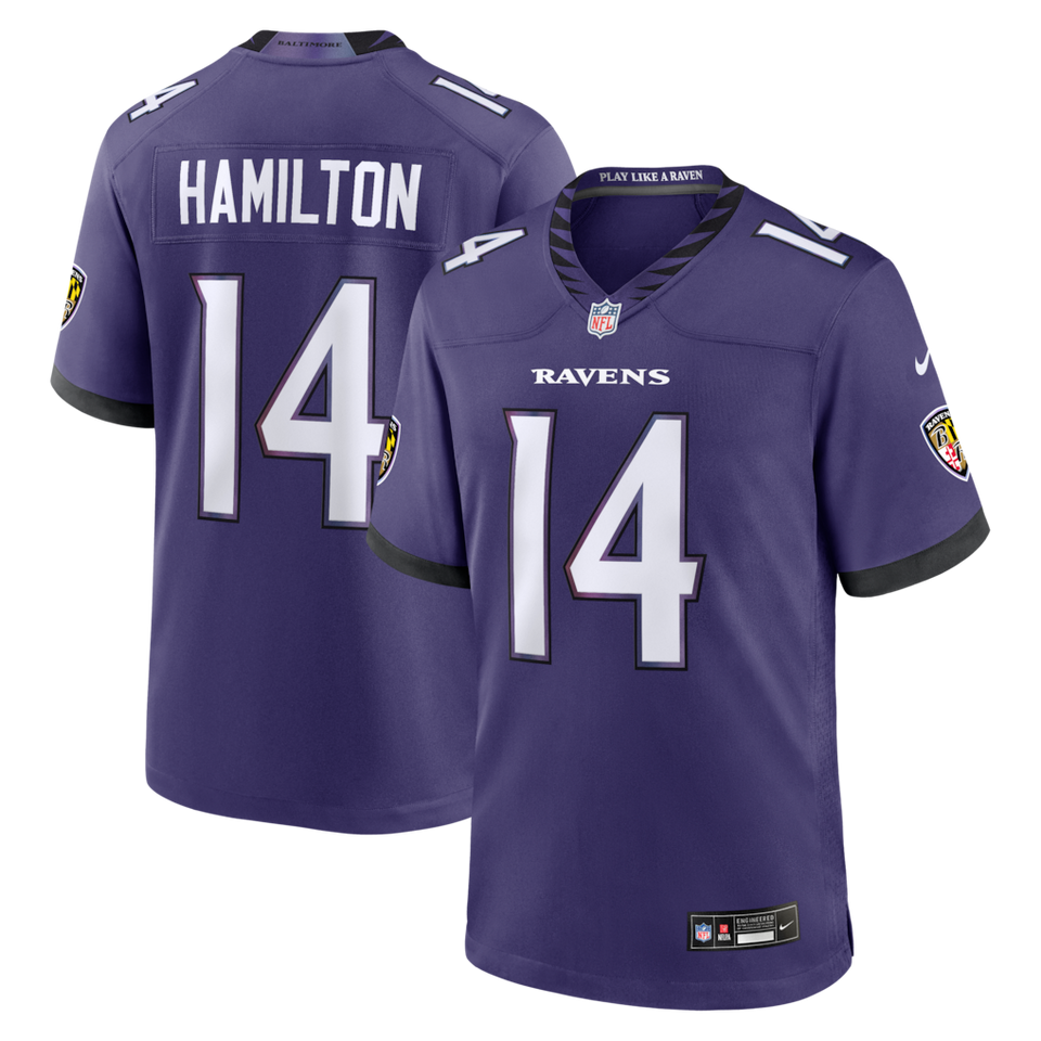 Jersey Baltimore Ravens - #14 Kyle Hamilton