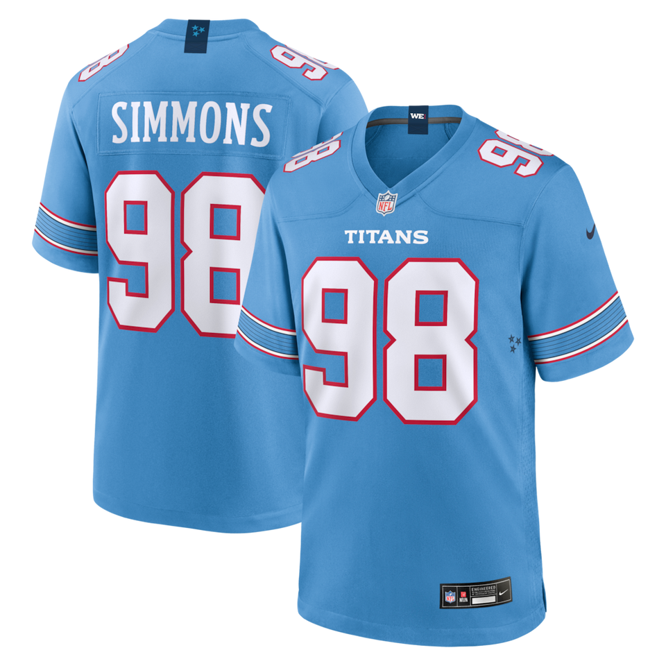 Jersey Tennessee Titans - #98 Jeffery Simmons