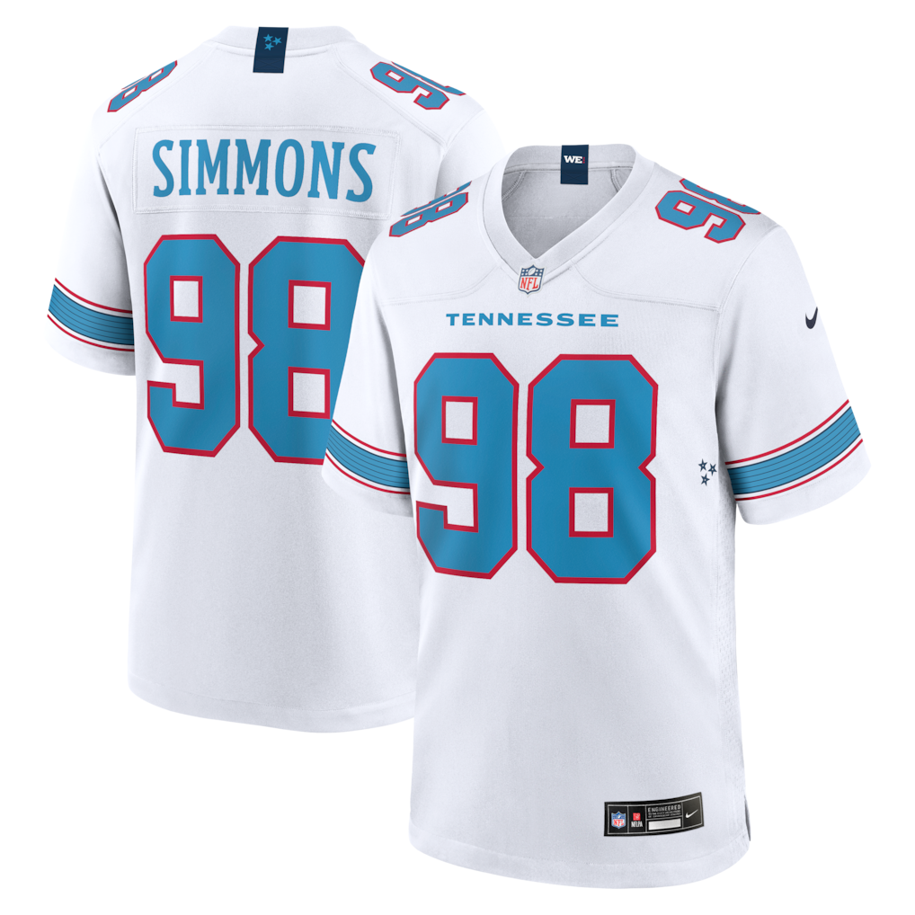 Jersey Tennessee Titans - #98 Jeffery Simmons