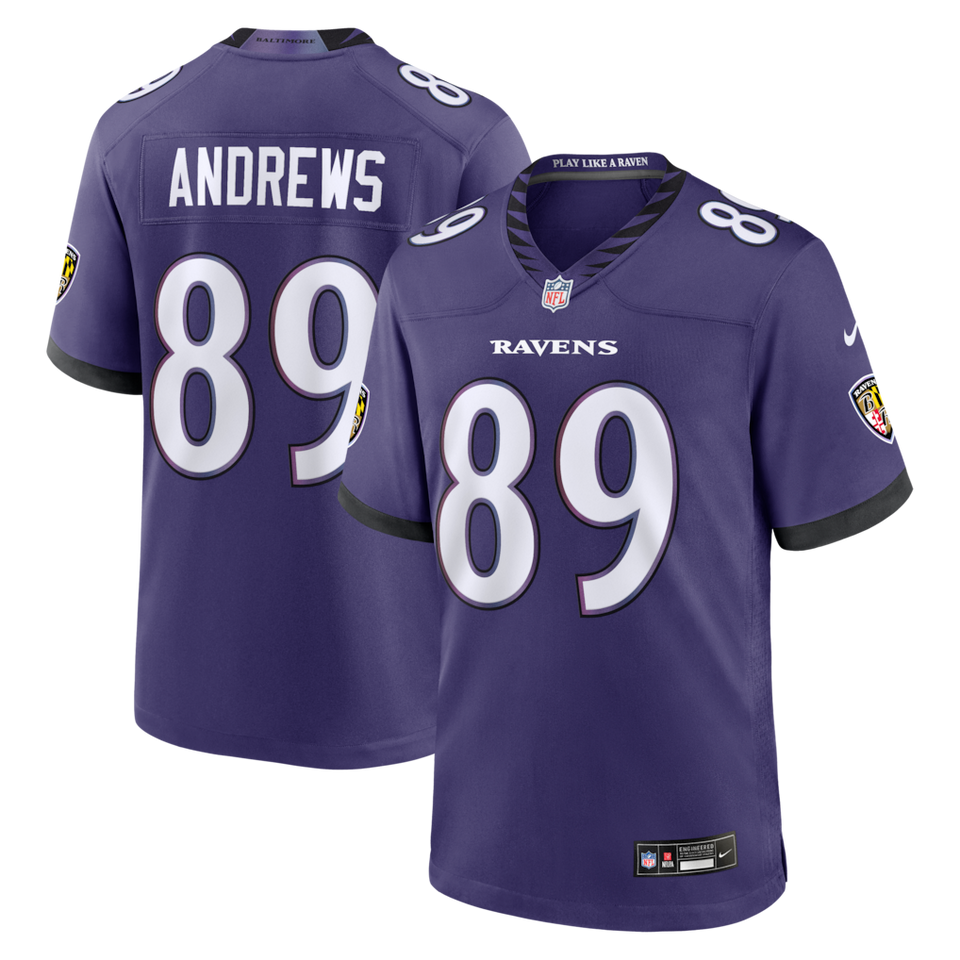 Jersey Baltimore Ravens - #89 Mark Andrews