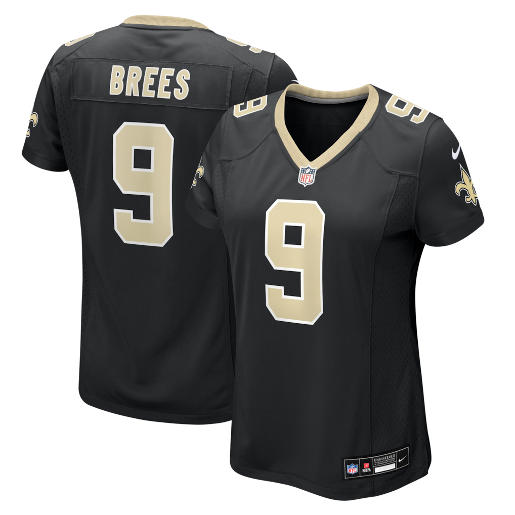 Jersey New Orleans Saints - #9 Drew Brees (Feminina)