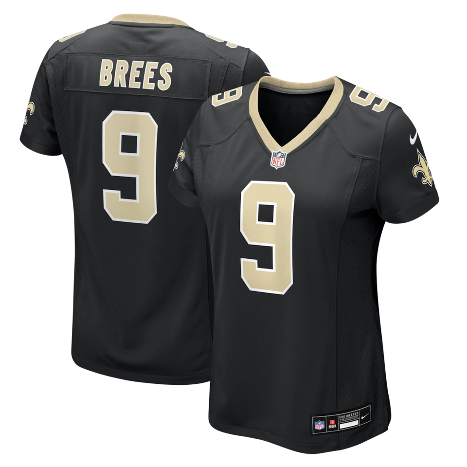 Jersey New Orleans Saints - #9 Drew Brees (Feminina)