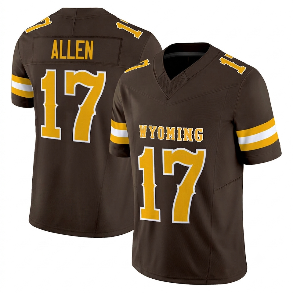 Jersey Wyoming Cowboys - #17 Josh Allen